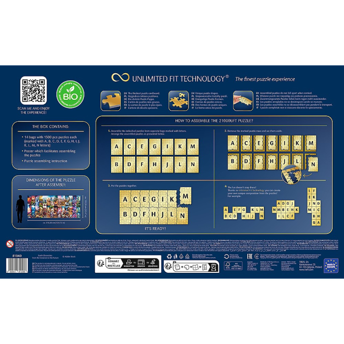 PUZZLE TREFL UFT  21000 CRONICI PAMANTESTI DE LA CREATIE LA VIITOR [4]