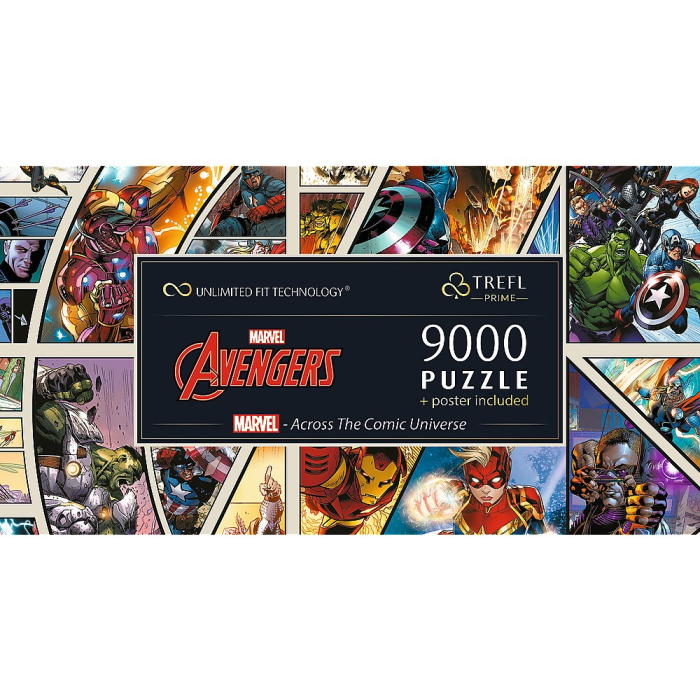 PUZZLE TREFL UFT 9000 MARVEL AVENGERS PRIN UNIVERSUL COMIC [5]