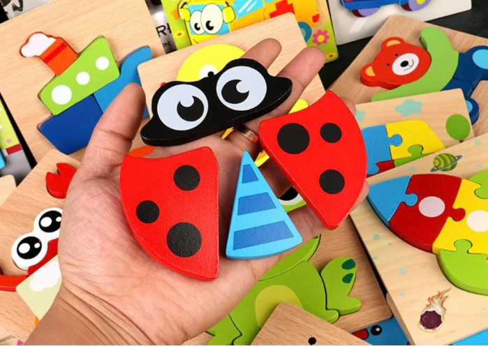 Puzzle usor de lemn DIVERSE MODELE [3]