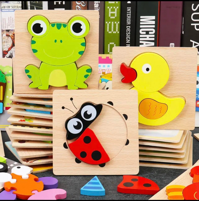 Puzzle usor de lemn DIVERSE MODELE [2]
