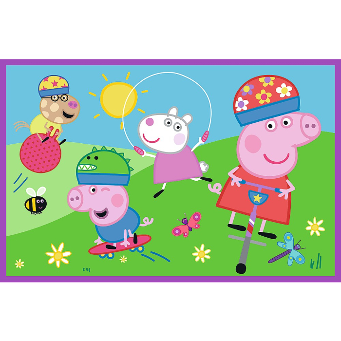 PUZZLES 2X24 PEPPA PIG O ZI LA JOACA CU PEPPA PIG [2]