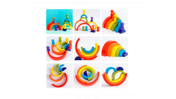 Rainbow stacker. Joc complex de motricitate [3]