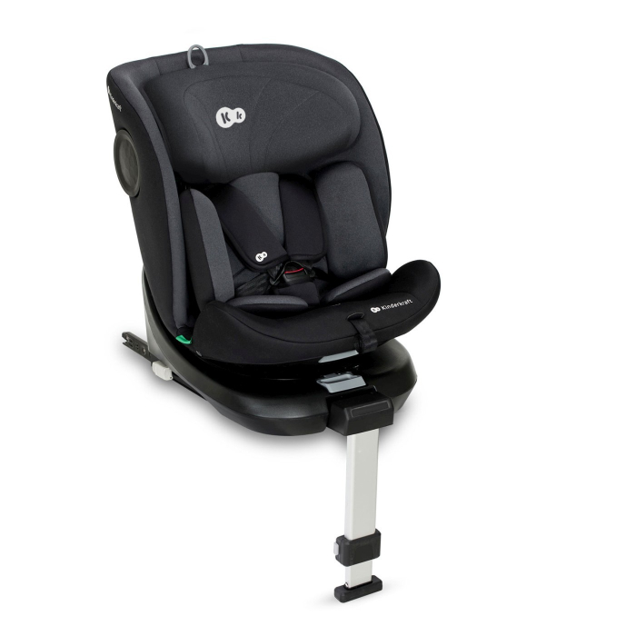 SCAUN AUTO I-SIZE, 40-150 CM, KINDERKRAFT I-360, BLACK [1]