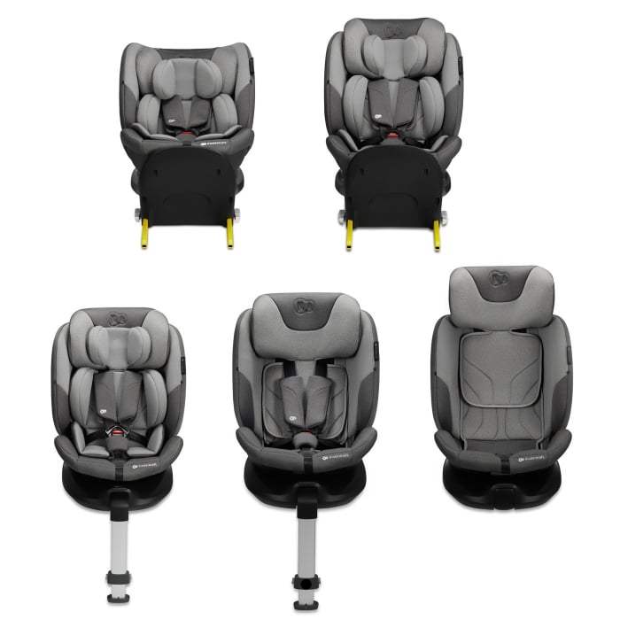 SCAUN AUTO KINDERKRAFT I-FIX, I-SIZE 40-150 CM, COOL GREY [4]