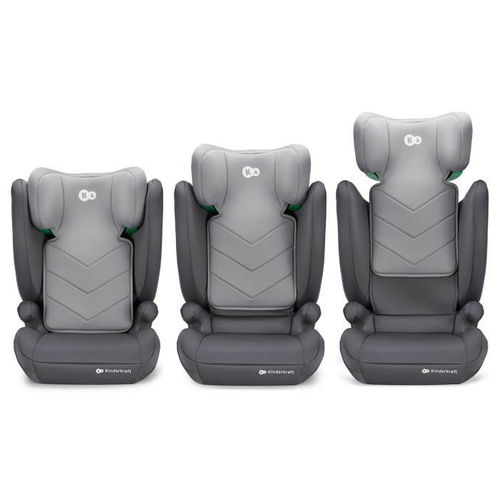 SCAUN AUTO KINDERKRAFT I-SPARK, I-SIZE 100-150 CM, GREY [3]