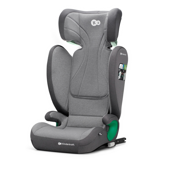 SCAUN AUTO KINDERKRAFT JUNIOR FIX2, I-SIZE 100-150 CM, ROCKET GREY [7]