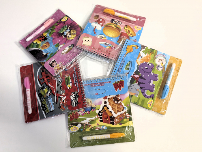 Set 5 carti,  reutilizabile,  de pictura cu apa Magic Book [4]