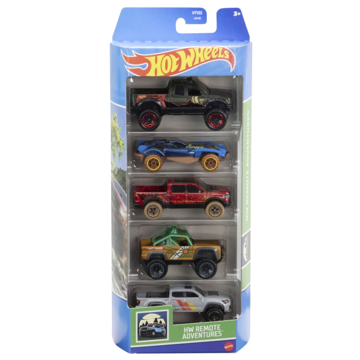 SET 5 MASINI HOT WHEELS CU DESIGN HW REMOTE ADVENTURES [1]