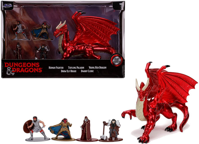 SET 5 NANO FIGURINE DIN METAL DUNGEONS DRAGONS 4 CM [1]