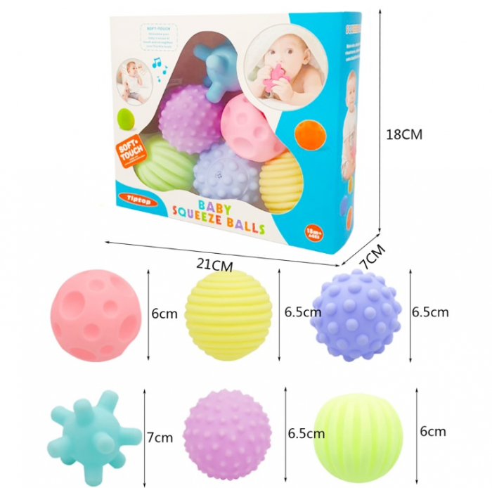Set 6 mingi senzoriale bebe [3]