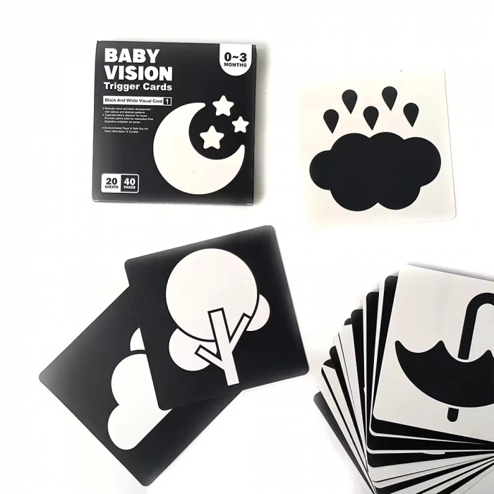 Set carduri stimulare vizuala bebe 0-3 luni [3]