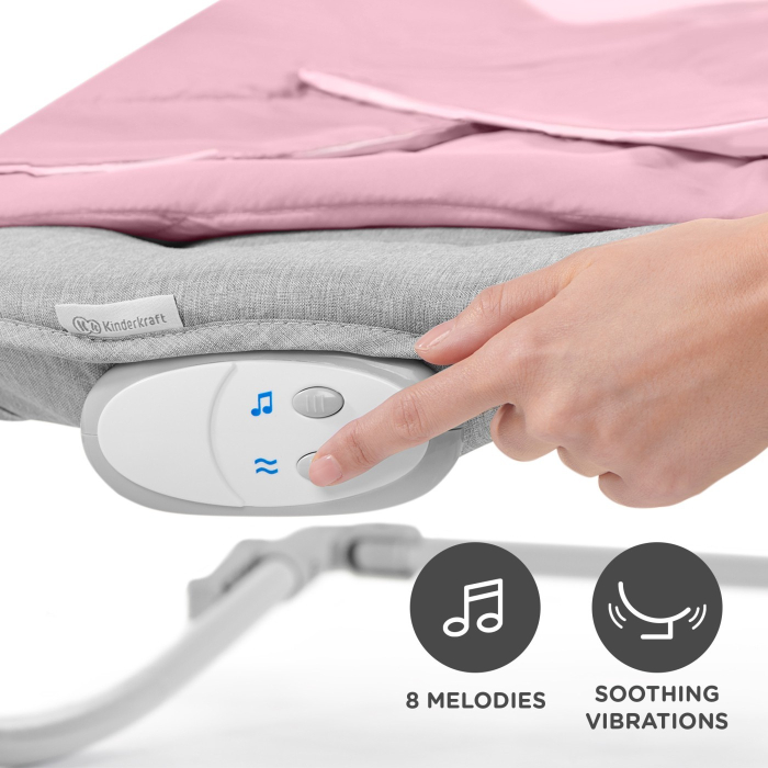 SEZLONG 3 IN 1, KINDERKRAFT FELIO 2, PEONY ROSE [2]