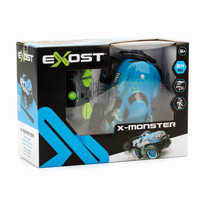 SILVERIT EXOST MASINA CU TELECOMANDA X MONSTER ALBASTRA [2]