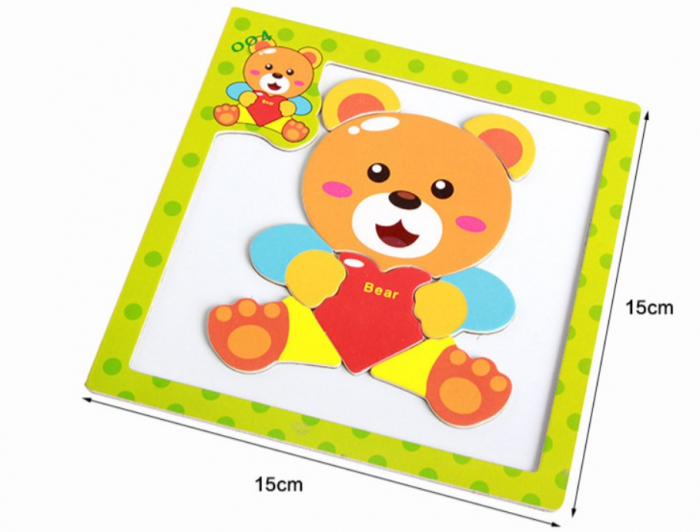 Tablita din lemn tip Puzzle magnetic [5]