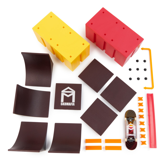 TECH DECK X-CONNECT PACHET SK8MAFIA VERT WALL [2]