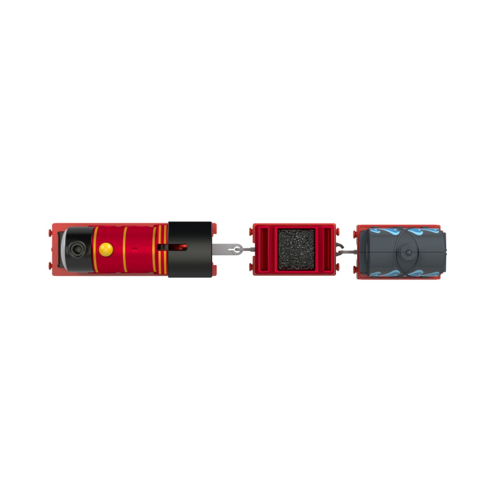 THOMAS LOCOMOTIVA MOTORIZATA SPLASH TANK JAMES CU 2 VAGOANE [3]