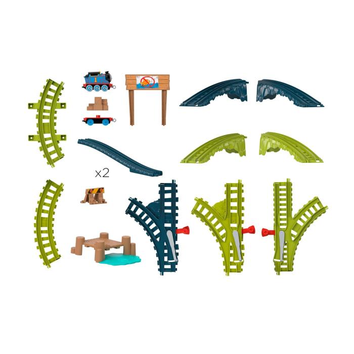 THOMAS SET DE JOACA CU LOCOMOTIVA PUSH ALONG THOMAS SI ACCESORII [6]