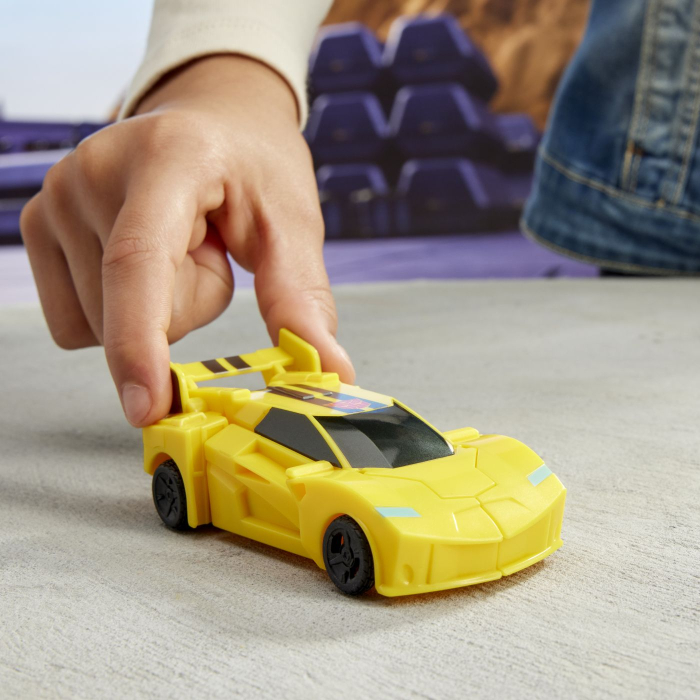 TRANSFORMERS EARTHSPARK FIGURINA BUMBLEBEE 1 STEP SMASH TO CHANGE [5]