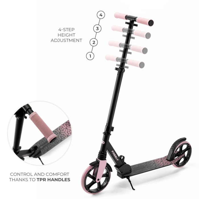 TROTINETA KINDERKRAFT FREELY, PINK [4]