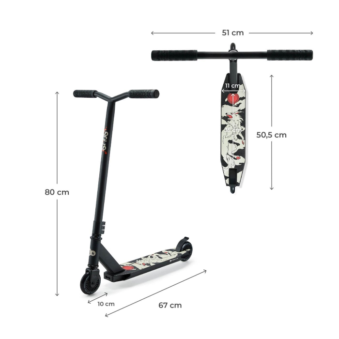 TROTINETA KINDERKRAFT SOLIS, BLACK [7]