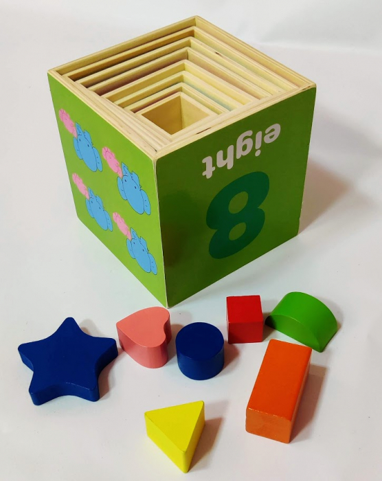 Turn cuburi de lemn - sortare si asociere [5]