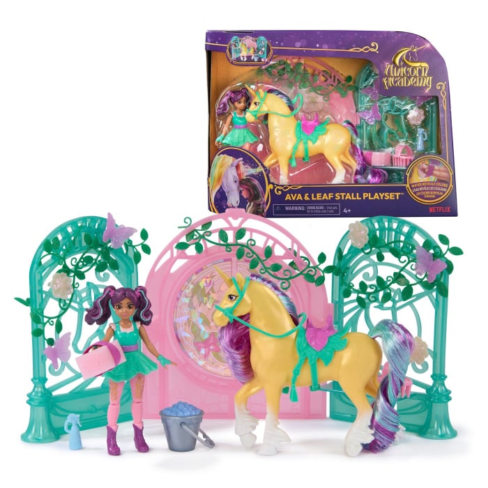 UNICORN ACADEMY SET PAPUSA AVA SI UNICORNUL LEAF CU ACCESORII [4]