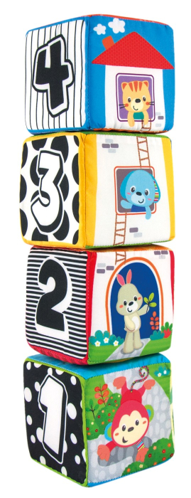 WINFUN SET 4 CUBURI STIVUIBILE DIN MATERIAL TEXTIL [2]