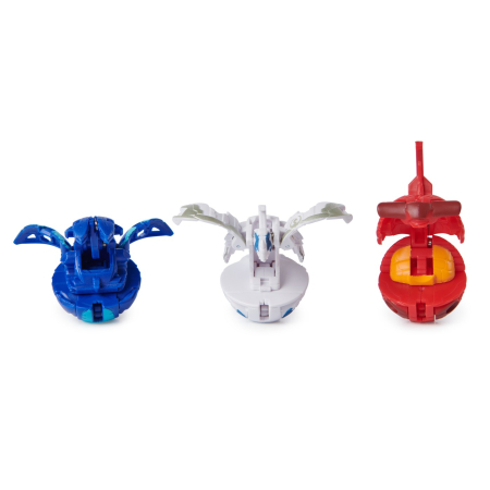 BAKUGAN SET DE LUPTA BRUISER, DRAGONOID, HAMMERHEAD, TITANIUM DRAGONOID SI NILLIOUS [3]