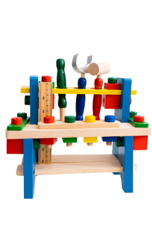 Banc de scule din lemn Micutul tamplar [0]