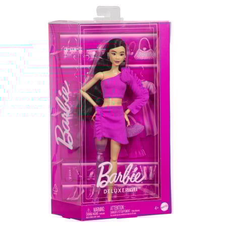 Păpuși și accesorii - BARBIE DELUXE STYLE PAPUSA BARBIE BRUNETA CU PICIOR PROTETIC