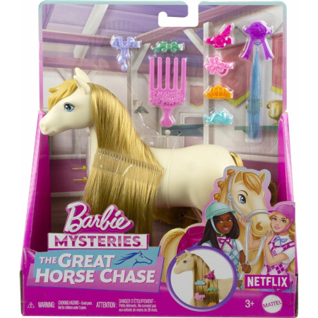 Păpuși și accesorii - BARBIE MYSTERIES MINUNATUL CALUT TORNADO