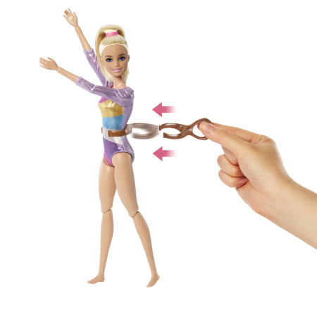BARBIE PAPUSA BARBIE YOU CAN BE GIMNASTA BLONDA [4]