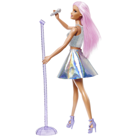 BARBIE PAPUSA BARBIE YOU CAN BE SET BARBIE STAR POP SI MICROFON [1]