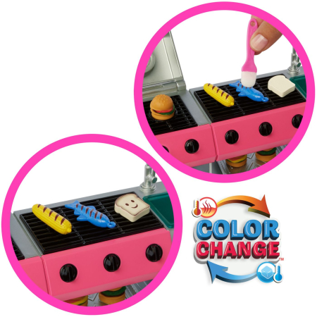 BARBIE RULOTA DE VIS CU ACCESORII [6]