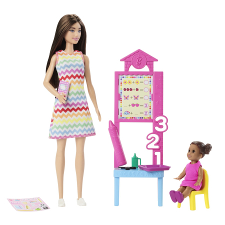 BARBIE SET DE JOACA PAPUSA BARBIE SATENA FACE CARIERA PROFESOARA [3]