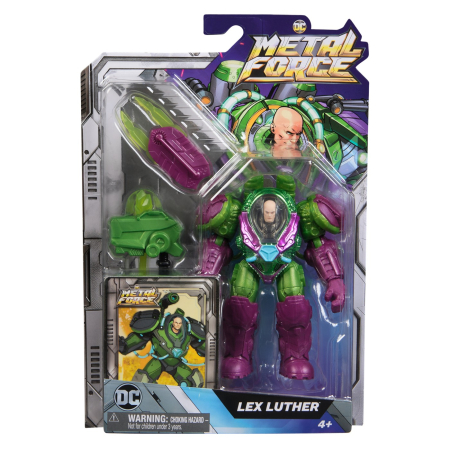 Figurine cu eroi și personaje - BATMAN DC EROII METAL FORCE FIGURINA LEX LUTHER 10CM