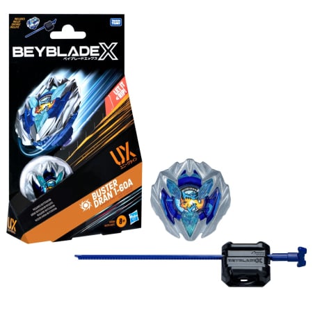BEYBLADE X LET IT RIP SET LANSATOR SI ROATA BUSTER DRAN 1-60A UX [6]