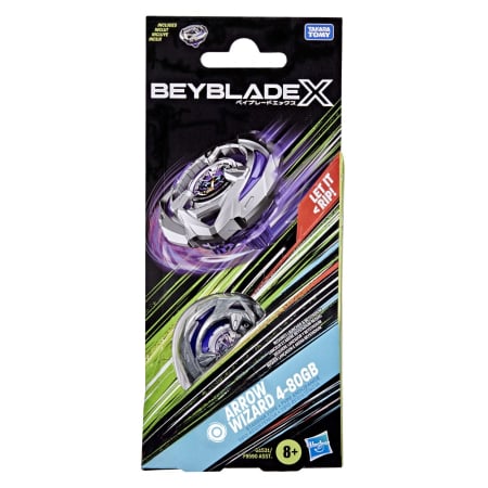 Figurine cu eroi si personaje - BEYBLADE X LET IT RIP SPIRALA ARROW WIZARD 4-80GB