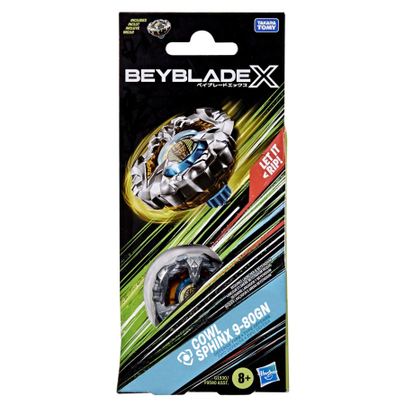 Figurine cu eroi si personaje - BEYBLADE X LET IT RIP SPIRALA COWL SPHINX 9-80GN