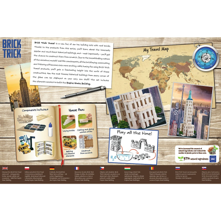 BRICK TRICK XL TRAVEL CLADIREA EMPIRE STATE [3]