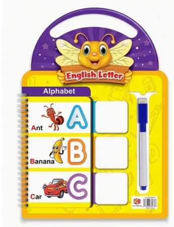 Caiet cu marker. Invata literele [0]