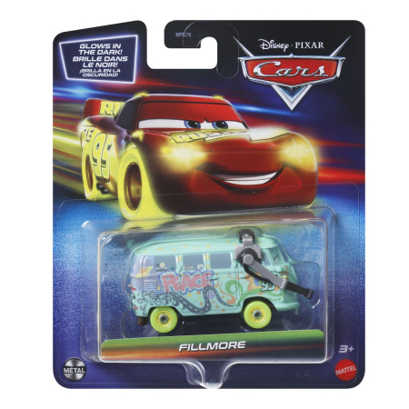Masinute, Motociclete, Elicoptere, Avioane - CARS GLOW RACERS MASINUTA METALICA FILLMORE SCARA 1 LA 55