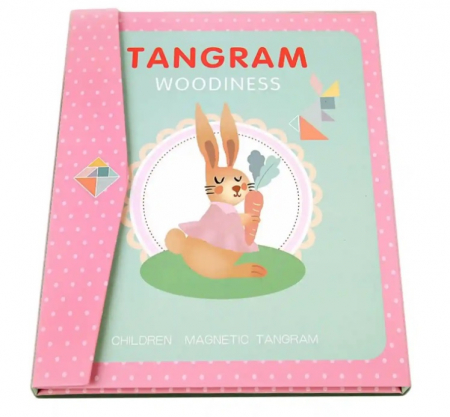 Carte magnetica Tangram roz [2]