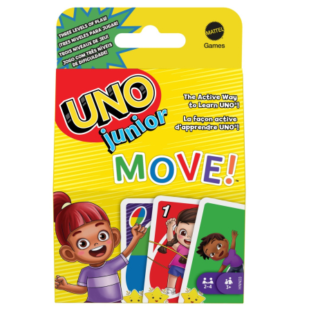 Jocuri și cărti de joc - CARTI DE JOC UNO JUNIOR MOVE
