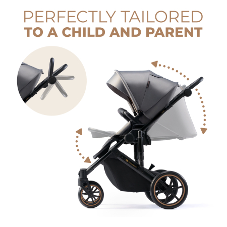 CARUCIOR 2 IN 1 KINDERKRAFT PRIME 2, SHADOW GREY [6]