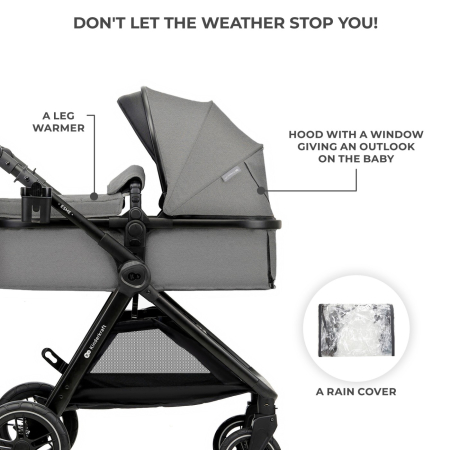 CARUCIOR KINDERKRAFT ESME, 3 IN 1, MOONLIGHT GREY [2]