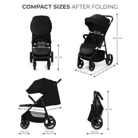 CARUCIOR SPORT KINDERKRAFT TRIG3 ONYX BLACK [4]