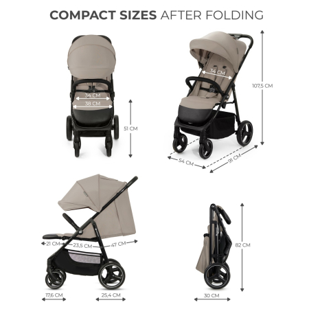 CARUCIOR SPORT KINDERKRAFT TRIG3 STONE BEIGE [4]