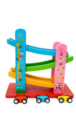 Circuit din lemn cu piste si masinute [1]