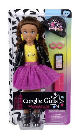 Jucării de rol - COROLLE SET SAPTAMANA MODEI LA NEW YORK PAPUSA MELODY 28CM